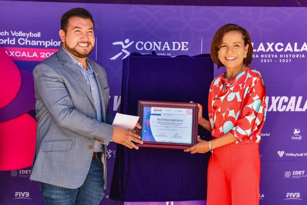 Llega a Huamantla la fiesta mundialista del voleibol con el Trophy Tour